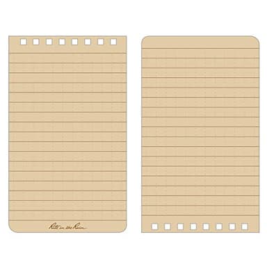Rite in the Rain Weatherproof 3" x 5" Top Spiral Notebook Kit: MultiCam CORDURA Fabric Cover, 3" x 5" Tan Notebook, and Weatherproof Pen (No. 935M-KIT) - Image 2