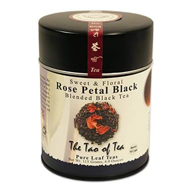 The Tao of Tea, Rose Petal Black Tea, Loose Leaf, 4-Ounce Tins (Pack of 2) - Image 2