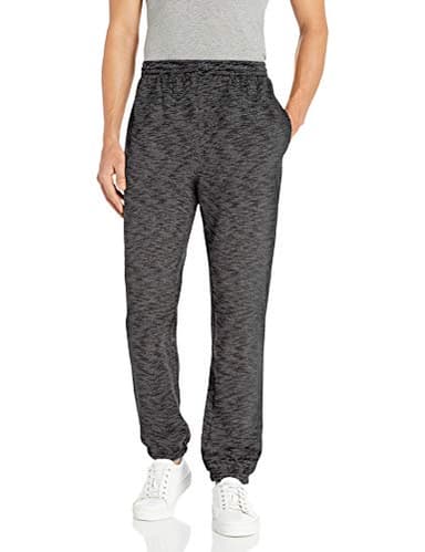 Amazon Essentials Sweatpants for Men, Charcoal Space Dye Fleece, Closed Bottom, XX-Large (Available in Big and Tall) - Image 1