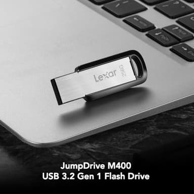 Lexar 256GB JumpDrive M400 USB 3.2 Gen 1 Flash Drive for Storage Expansion and Backup, Up To 150MB/s Read, Black (LJDM400256G-BNBNU) - Image 5