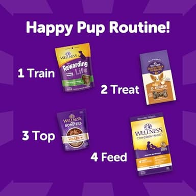Wellness Rewarding Life Dog Treats, Training Treat, Grain Free, Soft Lamb & Salmon (6 Ounce Bag) - Image 6
