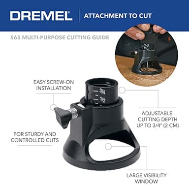 Dremel 4300-5/40 High Performance Rotary Tool Kit with LED Light- 5 Attachments & 40 Accessories - Ideal for Grinding, Cutting, Wood Carving, Sanding, and Engraving (Packaging May Vary) - Image 8