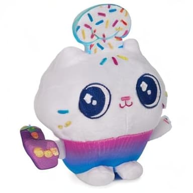 Gabby's Dollhouse, Celebration Series 6-Inch Tall Cakey Cat Plushies, Stuffed Animal Kids Toys for Girls & Boys Ages 3 and Up - Image 7
