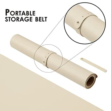 Large Cork Desk Mat - 47.2"x 17" Desk Pad for Office and Home - Ideal for Large Mouse Pad and Desk Mats on Top of Desks(Beige) - Image 4