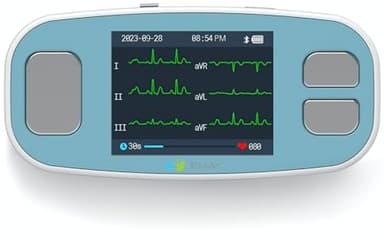EMAY 6L Portable ECG Monitor | Record ECG and Heart Rate in 6 Channels | Compatible with Smartphone and PC | No Subscription Required - Image 1