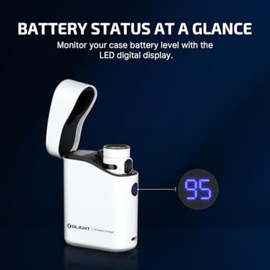 OLIGHT Baton4 Premium Edition EDC Flashlights 1300 Lumens with Type-C Charging Box, Powered by Rechargeable Battery, Small Bright Light for Camping, Emergencies, Outdoors (White) - Image 7