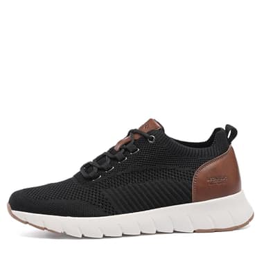 DECARSDZ Mens Comfort Mesh Fabric Fashion Breeze Sneakers Casual Shoe Breathable Walking Shoes Use for Urban Commuting Leisure Socials Outdoor City Getaways Black - Image 3