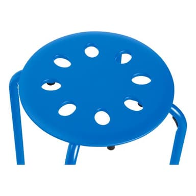 Norwood Commercial Furniture Stacking Stools for Kids and Adults, 17.75" Standard Height Portable Nesting Office and Classroom Stools, Assorted Color, Pack of 5 - Image 14