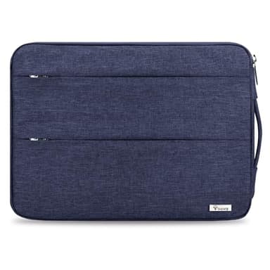 Voova Laptop Sleeve Carrying Case 15.6 16 Inch,Slim Computer Cover Bag Compatible with MacBook Pro 15/16, Dell xps 15,15-16 Inch HP Dell Asus Acer Laptop, Blue - Image 1