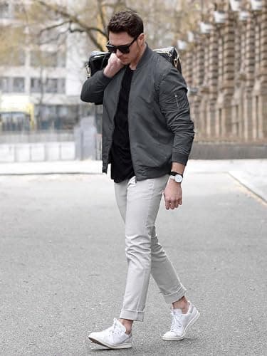 TACVASEN Bomber Jacket Men Casual-Jacket Outdoor Windbreaker Lightweight Bomber-Jackets Men Jackets Bomber Jackets for Mens Lightweight Coat - Image 4
