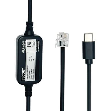USB-C to RJ11 Power Cord for Escort Radar Detectors Including MAX 360, MAX 360c, IX, IXc, 9500 IX, MAX II, MAX 3, MAX 4, MAX 360c MKII, MAX 360 MKII, MAXcam 360c, Redline 360c & Additional Models - Image 2