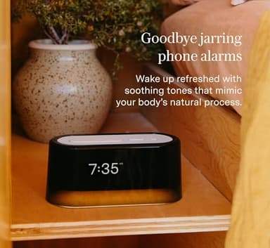 Loftie Alarm Clock with Sound Machine – Smart Alarm Clock with Light, White Noise, Bluetooth Speaker, Night Light Sound Machine, 100+ Sounds, Blackout Mode, No WiFi Mode, Optional Subscription - Rust - Image 5