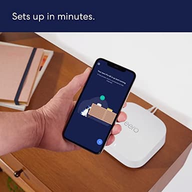Amazon eero Pro 6E mesh wifi system - Supports internet plans up to 2.5 Gbps, Coverage up to 4,000 sq. ft., Connect 100+ devices, 2-pack - Image 6