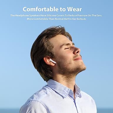 Wireless Earbuds for Samsung S25 Ultra S24 S23 Fe S22+, 5.3 Bluetooth Earbuds Noise Cancelling Ear Bud with Mic Touch HiFi Stereo Wireless Headphone for iPhone 17 Air 16 e 15 Pro Max 14 Plus Pixel 10 - Image 7