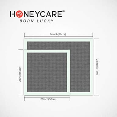 HONEY CARE All-Absorb Puppy Training Pads | Doggie Potty Pads Absorb Eliminating Urine Odor, Ultra Charcoal Dog Pee Pad (Carbon, L 22x23 inch, 100ct) - Image 6