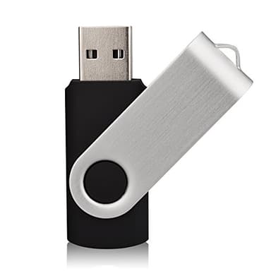 Aiibe 5pcs USB Flash Drive 4GB Pen Drive Thumb Drives USB Drive (5 Colors: Black Red Yellow White Purple) - Image 3