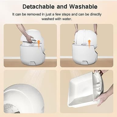 Self Cleaning Cat Litter Box, Automatic Cat Litter Box with APP Control Odor Removal Safety Protection for Multiple Cats, with Garbage Bags - Image 7