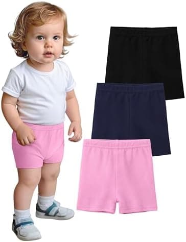 3 Pack Cotton Baby Shorts - Image 3
