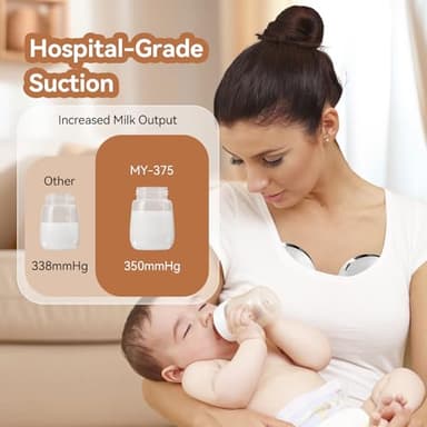 Elecric Breast Pump MY-375 Strong Suction - Image 3