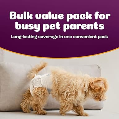 Inspire Pet Care Dog Diapers Female Dogs | Bulk Value Doggie Incontinence, Accidents, for Heat, Pee or Period and Housebreaking (Small (50 Count)) - Image 4