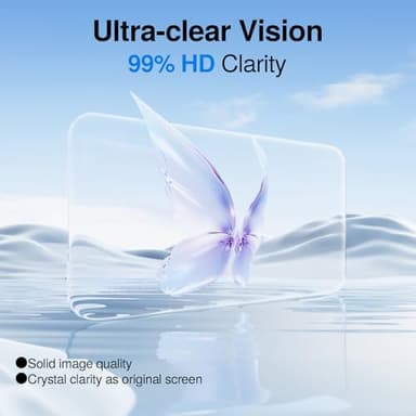 SMARTDEVIL 3 Pack Screen Protector for iPhone 16 Pro Max, Bubble-and-Dust-Free Box, HD Tempered Glass, Military Grade Shatterproof & Ultra Durable, Easy Installation - Image 7
