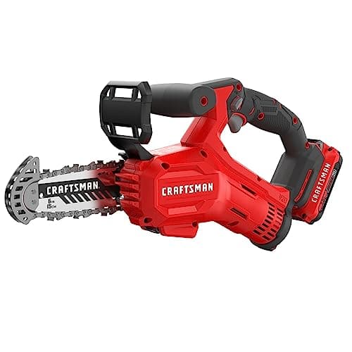 CRAFTSMAN V20 Cordless Pruning Saw, 6" Chain, Small Chainsaw with Battery and Charger Included (CMCCS320D1) (Renewed) - Image 1