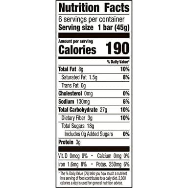 Larabar Orange Sorbet Bars, Gluten Free Vegan, 6 ct - Image 2