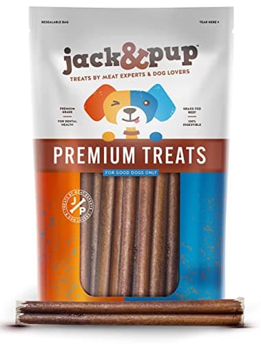 Jack&Pup 6-inch Bully Sticks for Aggressive Chewers (5 Pack) Dog Chews Long Lasting, Bully Sticks for Medium Dogs - Image 9