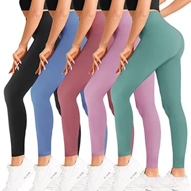 Natural Feelings Buttercloud High Waisted Leggings for Women Ultra Soft Stretch Slim Yoga Leggings - Image 1
