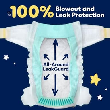 Pampers ZZZ Overnight Diapers, Size 5 (27+ lbs), 88 Count, Nighttime Protection Disposable Baby Diaper, Night Time Leak and Skin Protection - Image 5