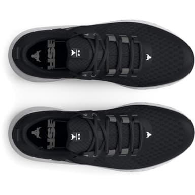 Under Armour Men's Project Rock Blood Sweat Respect 4, (001) Black/Castlerock/White, 10.5, US - Image 4