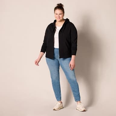 Amazon Essentials Women's Mid-Rise Stretch Pull-On Jegging (Available in Plus Size), Light Wash, 6 Long - Image 7