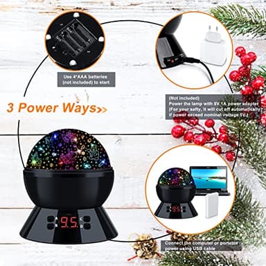 MOKOQI Dinosaur Night Light Projector for Kids Toys for Boys Room, 360 Degree Rotation with 17 Colors Dino Projection Light for Toddler Nightlight Lamp Birthday Gifts for Boys Bedroom Decor - Image 6