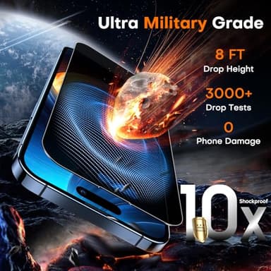 TOCOL for iPhone 15 Privacy Screen Protector 9H+ Hardness Tempered Glass Full Coverage Screen Protector Easy Installation 2 Pack - Image 4