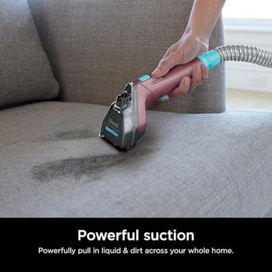 Shark Carpet Cleaner Machine, Portable Upholstery StainStriker, Spot, Odor & Stain Remover, 2 Carpet Cleaner Solutions, 3 Tools, Perfect for Pet Hair, Area Rugs, Couches, Burgundy, PX203BRN - Image 3