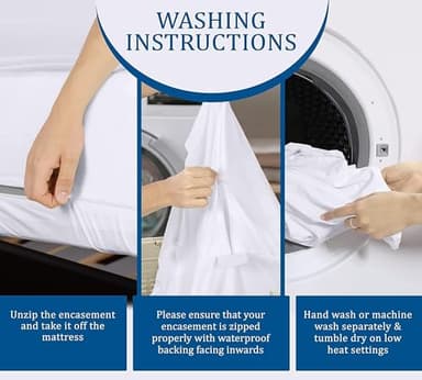 Utopia Bedding Waterproof Mattress Protector Twin XL Size (Pack of 2), Zippered Mattress Encasement Bed Bug and Dust Mite Proof, Absorbent Six-Sided Mattress Cover - Image 5