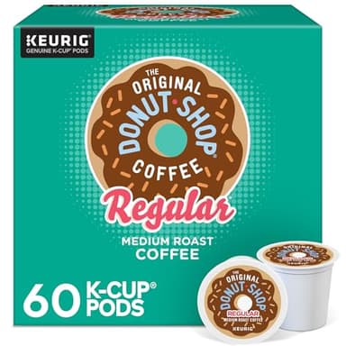 The Original Donut Shop Regular, Keurig Single Serve K-Cup Pods, Medium Roast Coffee, 60 Count, (6 Packs of 10) - Image 1