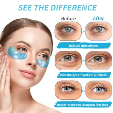 Onespring Eye Masks, Under Eye Patches for Puffiness, Retinol Collagen Eye Gel Pads, Reduce Wrinkles, Eye Bags & Dark circles - Face Mask Skincare, Anti Aging & Moisturizer, 24 Pairs - Image 2