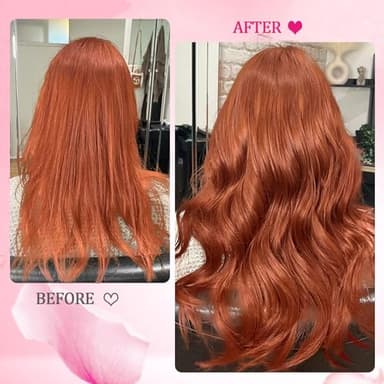 Clip in Hair Extensions Real Human Hair 110g Copper Real Hair Extensions Clip in Human Hair Clip ins 8pcs 18clips Double Weft Human Extensions for Women Hair Loss and Thinning Hair (#350 18inch) - Image 2