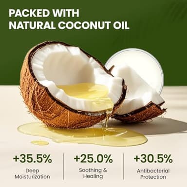 PawSono Lick-Safe Dog Paw & Nose Balm with Coconut Oil | All-Natural Moisturizer & Soother for Dry, Cracked Pads & Snout| Cat Wax & Cream, Nose Butter for frenchies| Horse Hoof Care (60 g /2.1 oz) - Image 2