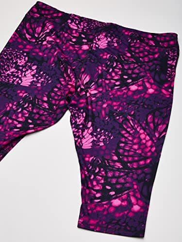 Just My Size Women's Plus Size Active Stretch Capri, Wingspan Plum Dream, 2X - Image 6