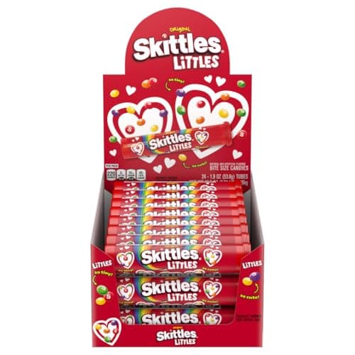 Skittles Littles Fruit Chewy Candy, Mega Tube, 1.9 Ounce (Pack of 24) - Image 1