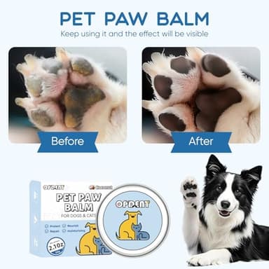 Dog Paw Balm - Paw Balm Dogs Lick Safe,Moisturizing & Soothing Paw & Nose Balm for Dogs,Healing Protection for Cracked Skin on Paws and Noses (2OZ) - Image 4