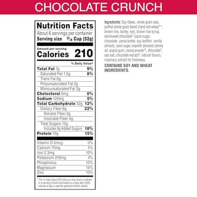 Generic.Kashi.Go - Cold Breakfast Cereal - Vegan Protein - Chocolate Crunch - 12.2 Oz Box - Pack of 2 - Image 2