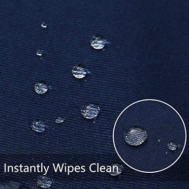 Obstal Rectangle Table Cloth, Oil-Proof Spill-Proof and Water Resistance Microfiber Tablecloth, Decorative Fabric Table Cover for Outdoor and Indoor Use (Navy Blue, 60 x 102 Inch) - Image 2