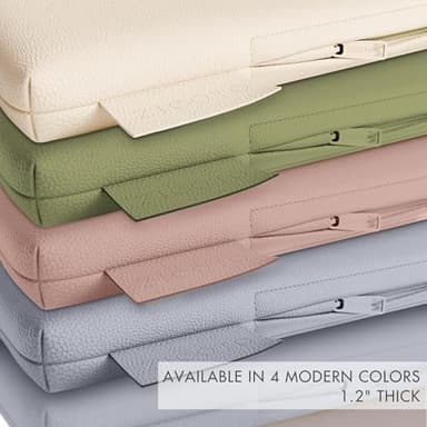 Stylish Vegan Leather Baby Play Mat - Soft, Easy to Clean Floor Mat Creates A Safe Play Area for Your Baby - The Perfect Modern Foam Playmat Fits Nicely with Your Kids Playroom Or Home Decor - Image 6