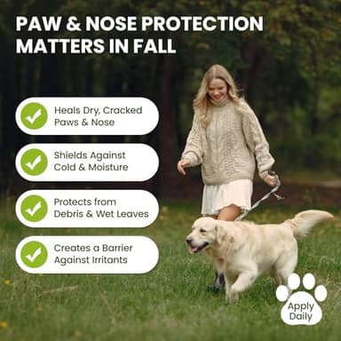 PawSono Lick-Safe Dog Paw & Nose Balm with Coconut Oil | All-Natural Moisturizer & Soother for Dry, Cracked Pads & Snout| Cat Wax & Cream, Nose Butter for frenchies| Horse Hoof Care (60 g /2.1 oz) - Image 7