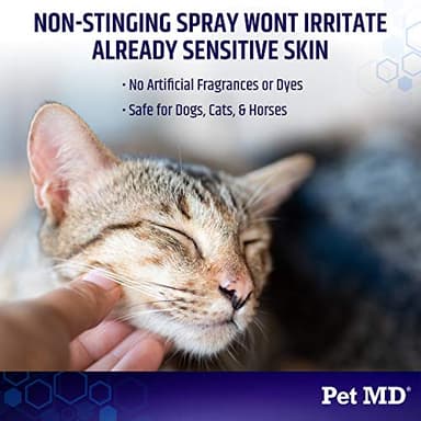Pet MD Hydrocortisone Spray for Dogs, Cats, Horses - Itch Relief Spray & Hot Spot Treatment for Dogs, Irritated Dry Itchy Skin, Allergies, and Dermatitis - Reduces Topical Inflammation - 4 oz - Image 4