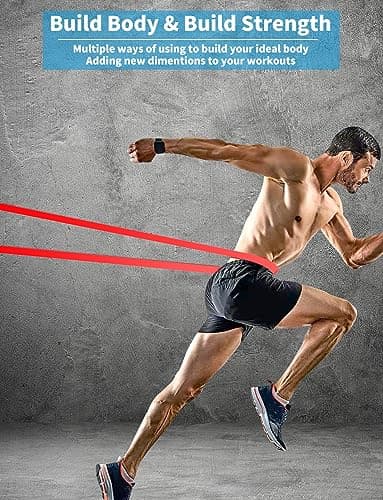 Resistance Bands, Pull Up Bands, Exercise Workout Bands for Working Out, Pull Up Assistance Bands Set for Men & Women, Body Stretching, Physical Therapy, Muscle Training - Colorful - Image 4