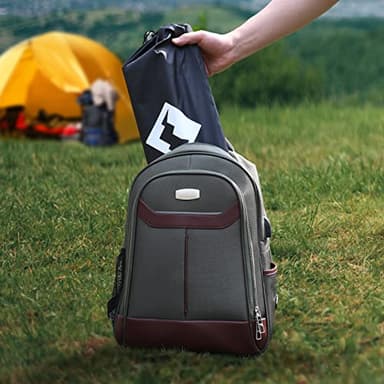 VILLEY Portable Camping Side Table, Ultralight Aluminum Folding Beach Table with Carry Bag for Outdoor Cooking, Picnic, Camp, Boat, Travel - Green - Image 7